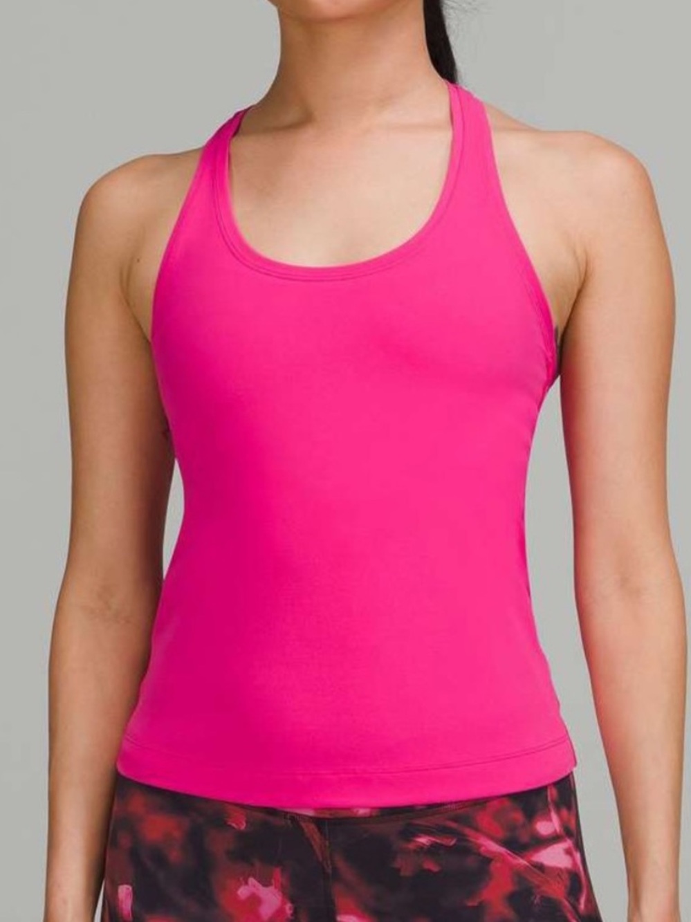 Lululemon Cool Racerback Short Tank Top Nulu Size 4